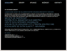 Tablet Screenshot of designconcept.cz